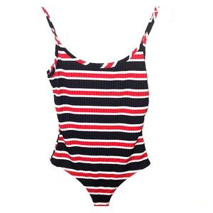 FASHION NOVA - “When in Doubt Striped Bodysuit”